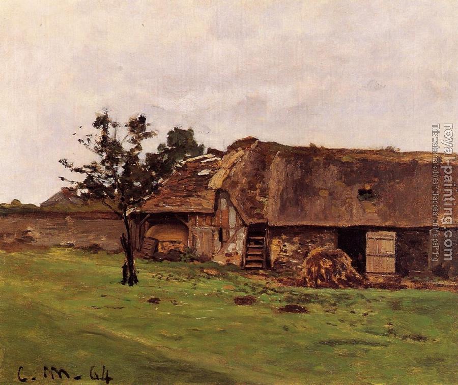 Claude Oscar Monet : Farm near Honfleur